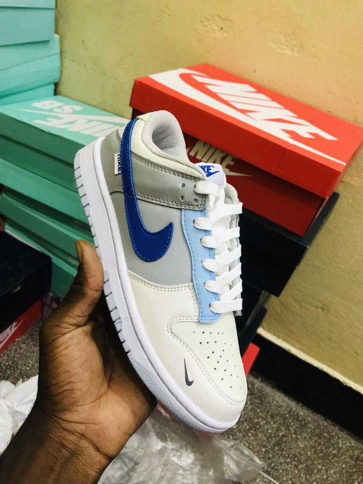 Nike Dunk Low "Ivory Hyper Royal" – Sneakers Homme/Femme