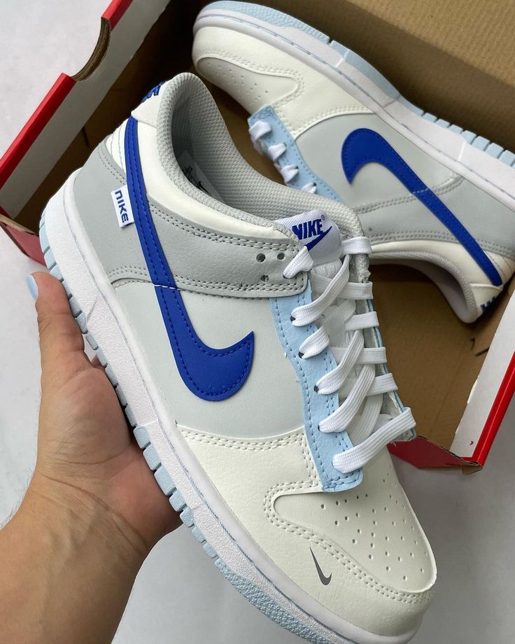 Nike Dunk Low "Ivory Hyper Royal" – Sneakers Homme/Femme