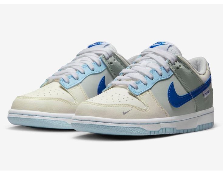 Nike Dunk Low "Ivory Hyper Royal" – Sneakers Homme/Femme